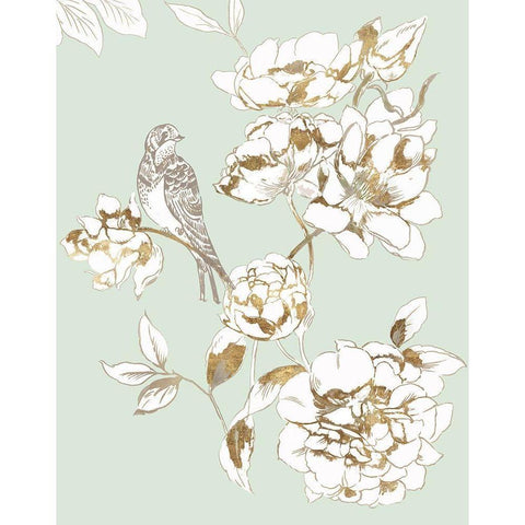 Silent Admiring White Modern Wood Framed Art Print by Jensen, Asia