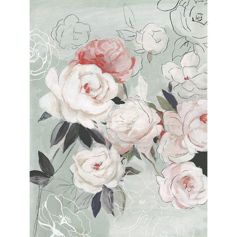 Whisper of Beauty White Modern Wood Framed Art Print by Jensen, Asia