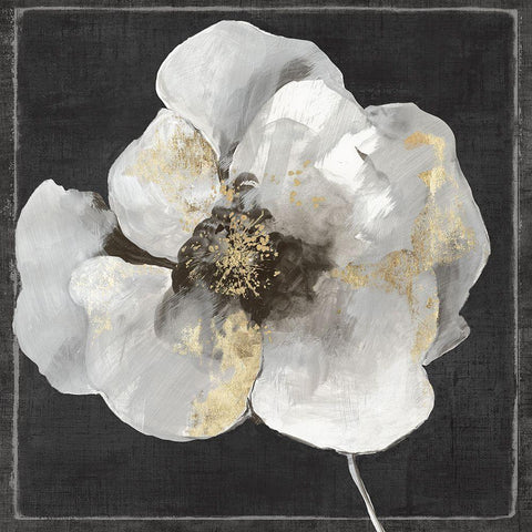 White Queen II Black Ornate Wood Framed Art Print with Double Matting by Jensen, Asia