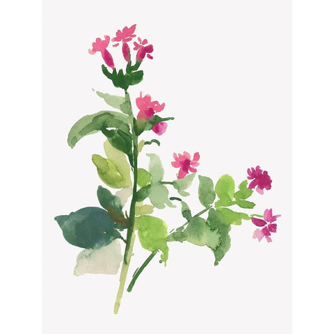 Spring is Coming White Modern Wood Framed Art Print by Jensen, Asia