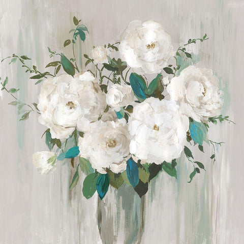 Instead of Words Black Ornate Wood Framed Art Print with Double Matting by Jensen, Asia