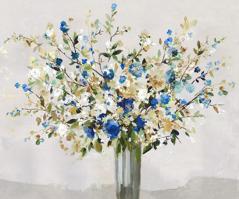 From the Spring Garden White Modern Wood Framed Art Print with Double Matting by Jensen, Asia