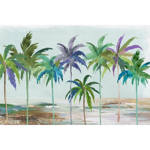 Tropical Dream Black Modern Wood Framed Art Print by Jensen, Asia