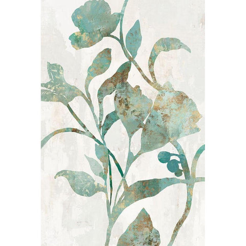 Rustic Flower II Gold Ornate Wood Framed Art Print with Double Matting by Jensen, Asia