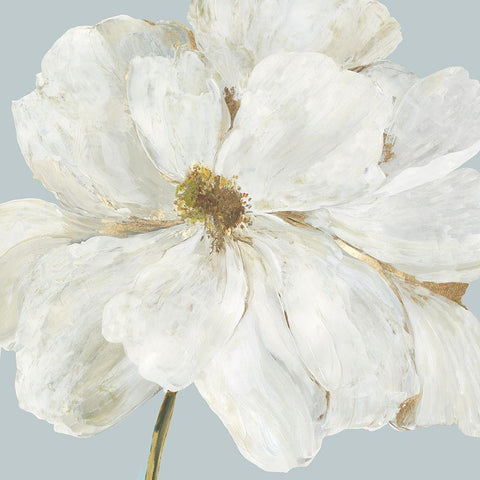 Garden Queen I Black Ornate Wood Framed Art Print with Double Matting by Jensen, Asia