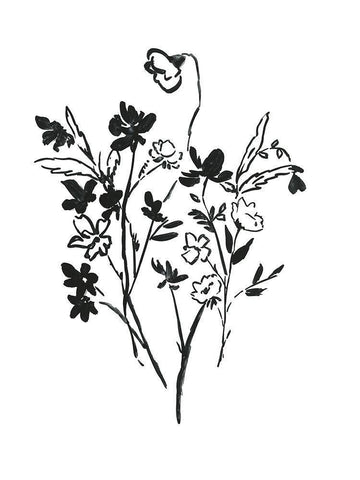 Before Morning I Black Ornate Wood Framed Art Print with Double Matting by Jensen, Asia