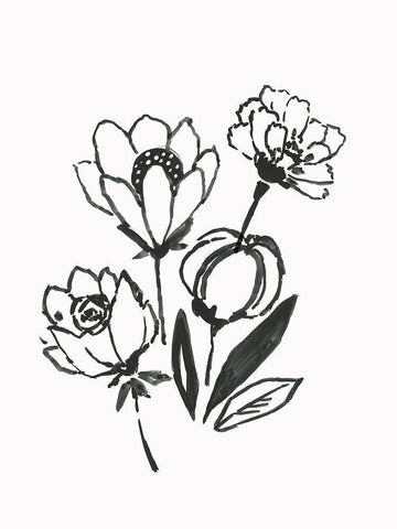 Before Morning II Black Ornate Wood Framed Art Print with Double Matting by Jensen, Asia