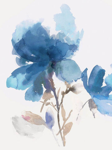 Wake Me Softly I Black Ornate Wood Framed Art Print with Double Matting by Jensen, Asia