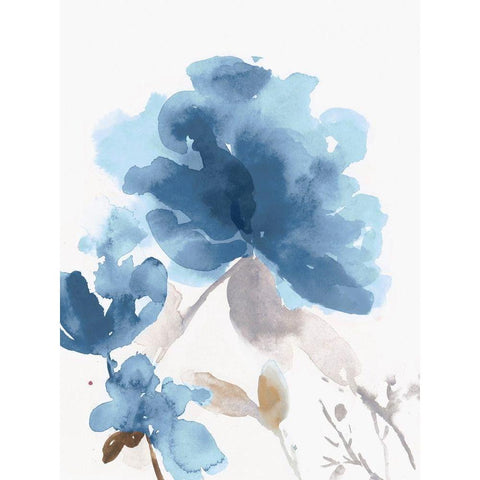 Wake Me Softly II White Modern Wood Framed Art Print by Jensen, Asia