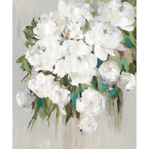 Serenity Blooms Gold Ornate Wood Framed Art Print with Double Matting by Jensen, Asia