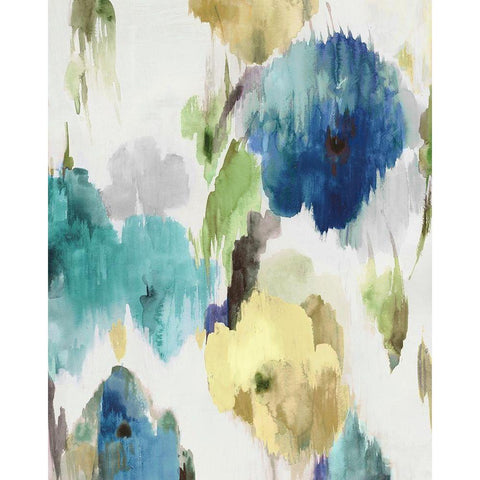 Abstract Flower Pattern I White Modern Wood Framed Art Print by Jensen, Asia