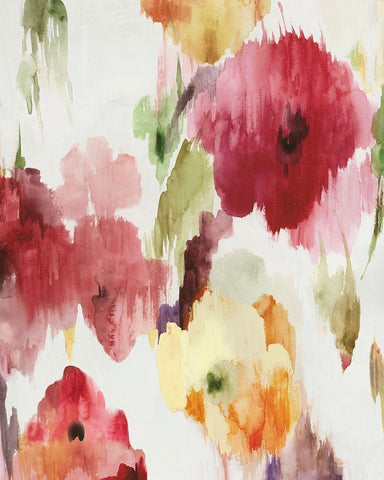 Bloom Ray I White Modern Wood Framed Art Print with Double Matting by Jensen, Asia