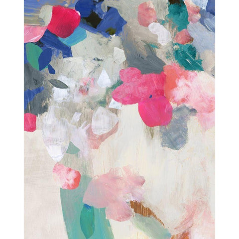 Summer Together I White Modern Wood Framed Art Print by Jensen, Asia