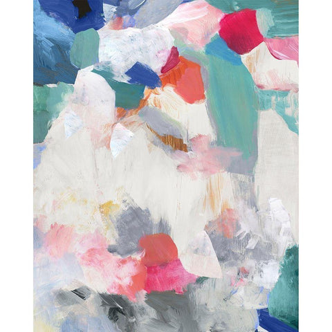 Summer Together II  White Modern Wood Framed Art Print by Jensen, Asia