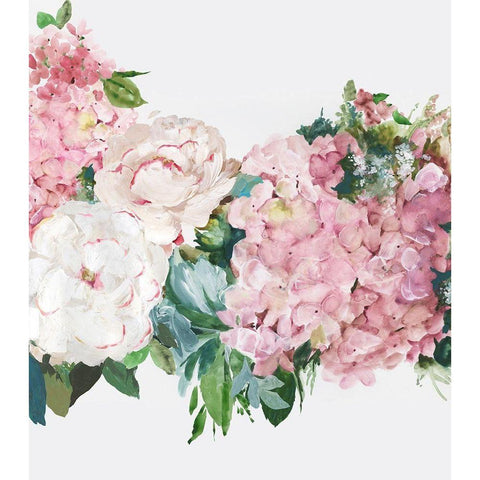 Spring Story II White Modern Wood Framed Art Print by Jensen, Asia