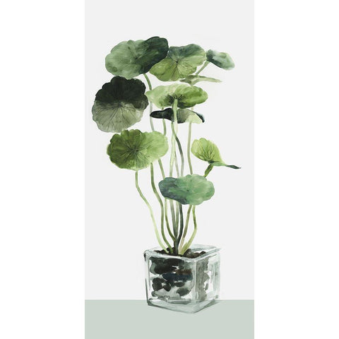 Simple Glass I  White Modern Wood Framed Art Print by Jensen, Asia