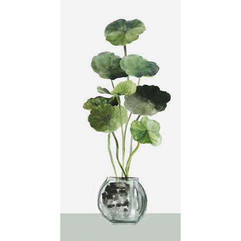 Simple Glass II Black Modern Wood Framed Art Print by Jensen, Asia