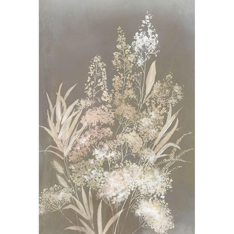 Delicate Bunch I  Black Modern Wood Framed Art Print with Double Matting by Jensen, Asia