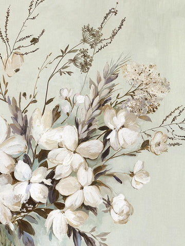 Autumn Pick II White Modern Wood Framed Art Print with Double Matting by Jensen, Asia