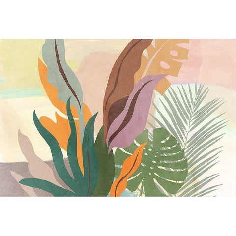 Lush Forest I  Black Modern Wood Framed Art Print by Jensen, Asia