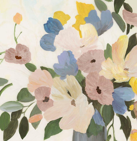 Spring Picks I  Black Ornate Wood Framed Art Print with Double Matting by Jensen, Asia