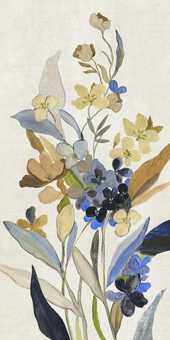 Reach Upwards I  White Modern Wood Framed Art Print with Double Matting by Jensen, Asia