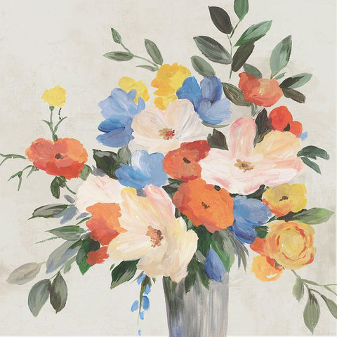 Spring in Blossom  White Modern Wood Framed Art Print by Jensen, Asia