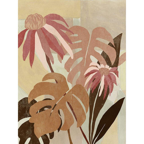 Hot Tropics II Gold Ornate Wood Framed Art Print with Double Matting by Jensen, Asia