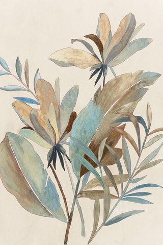 Vintage Tropics II Black Ornate Wood Framed Art Print with Double Matting by Jensen, Asia