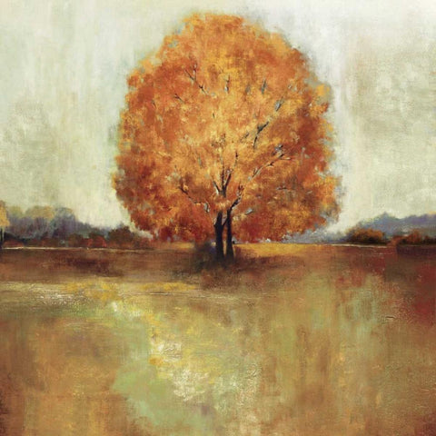 Field of Dreams Black Modern Wood Framed Art Print by Jensen, Asia