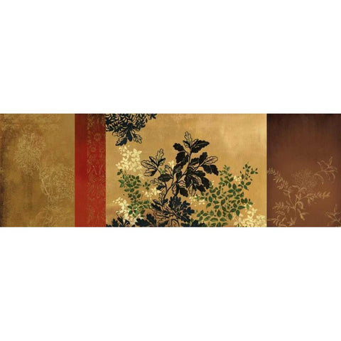 Eastern Promises Gold Ornate Wood Framed Art Print with Double Matting by Jensen, Asia