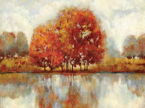 Together - Oversize White Modern Wood Framed Art Print with Double Matting by Jensen, Asia