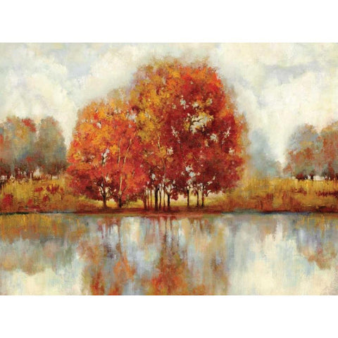 Together - Oversize White Modern Wood Framed Art Print by Jensen, Asia