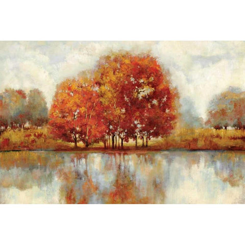 Oversize Black Modern Wood Framed Art Print with Double Matting by Jensen, Asia