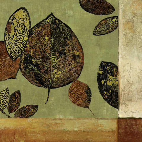 Collectibles II White Modern Wood Framed Art Print with Double Matting by Jensen, Asia