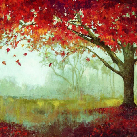 A Sense of Space I Black Ornate Wood Framed Art Print with Double Matting by Jensen, Asia