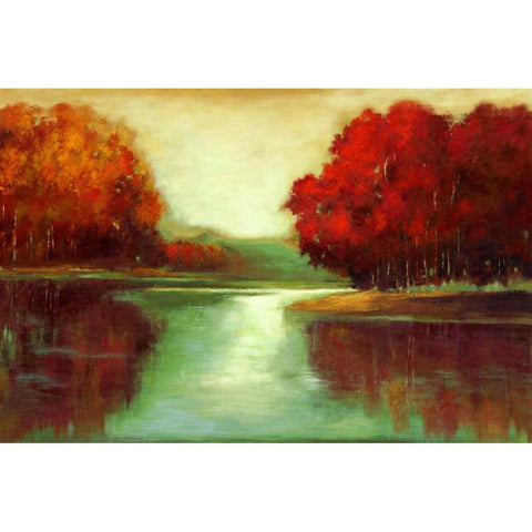 Vanilla Sky Black Modern Wood Framed Art Print by Jensen, Asia