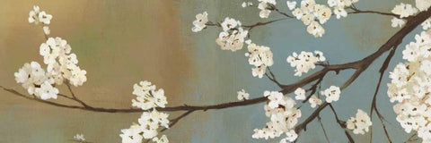 Kimono II White Modern Wood Framed Art Print with Double Matting by Jensen, Asia