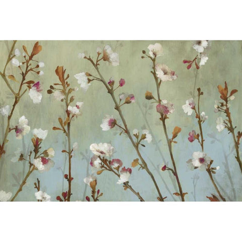 In the Wind Black Modern Wood Framed Art Print with Double Matting by Jensen, Asia