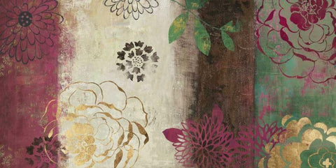 Eden White Modern Wood Framed Art Print with Double Matting by Jensen, Asia