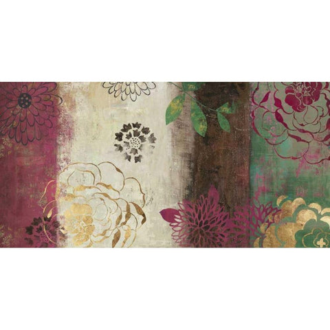 Eden Gold Ornate Wood Framed Art Print with Double Matting by Jensen, Asia