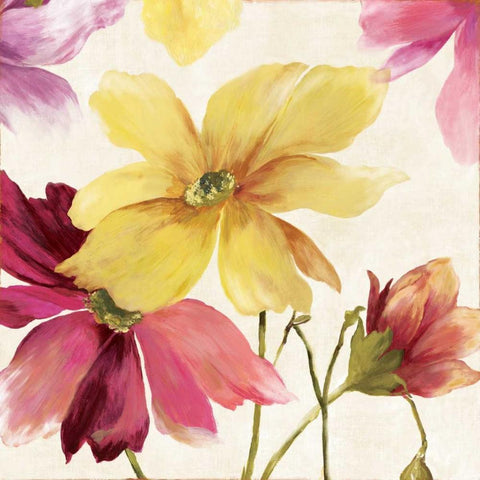 Summer Breeze II White Modern Wood Framed Art Print by Jensen, Asia