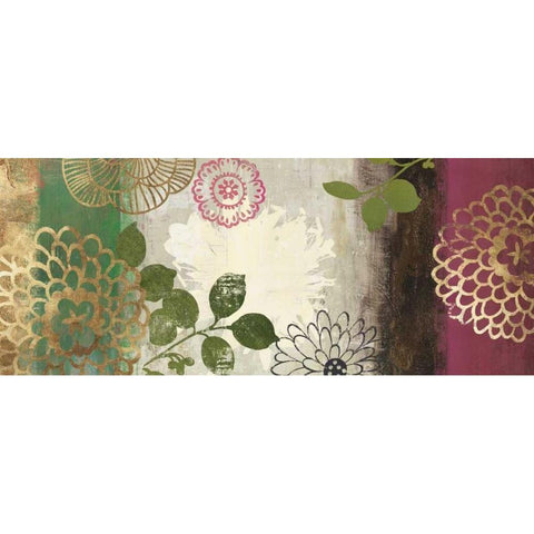 Jacquard I - Mini Black Modern Wood Framed Art Print by Jensen, Asia