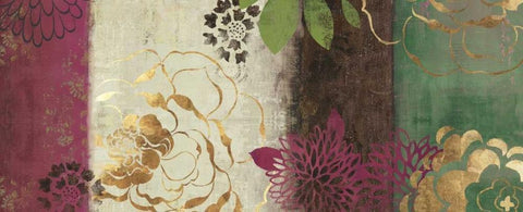 Jacquard II - Mini White Modern Wood Framed Art Print with Double Matting by Jensen, Asia