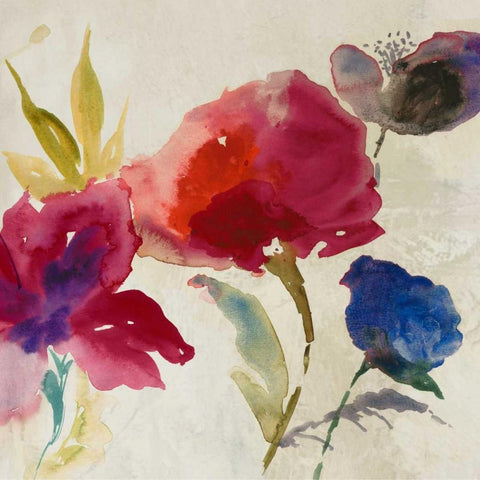 Inflorescence II Black Modern Wood Framed Art Print with Double Matting by Jensen, Asia