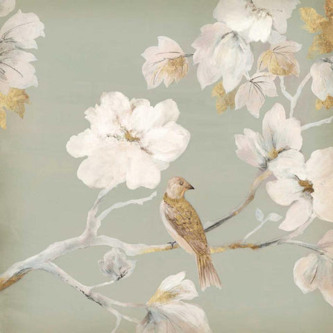 Paradise Magnolia I White Modern Wood Framed Art Print by Jensen, Asia