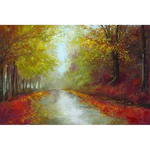 Brighter Days White Modern Wood Framed Art Print by Jensen, Asia