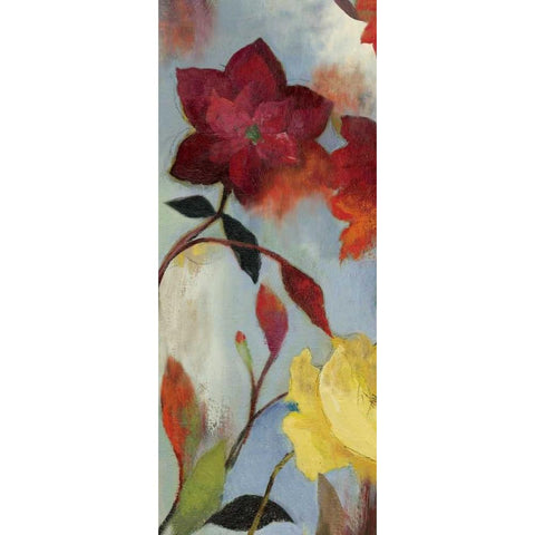 Floral Medley II - Mini Black Modern Wood Framed Art Print by Jensen, Asia