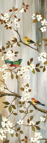 Bloom II Black Ornate Wood Framed Art Print with Double Matting by Jensen, Asia