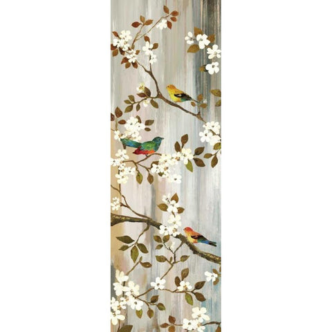 Bloom II Black Modern Wood Framed Art Print with Double Matting by Jensen, Asia